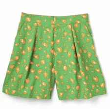 Tabitha X Brown Target Green Orange Leopard  Dress Shorts Medium M NEW