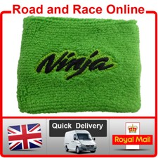Kawasaki Rear Brake / Clutch Reservoir Sock Cover Green With NINJA Logo SMALL