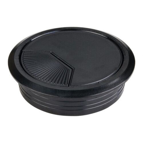 One Black Cable Spring Grommet for 3" Diameter Hole Wire Desk Countertop 69000BK - Picture 1 of 1