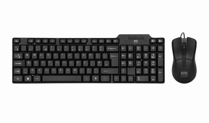 USB Keyboard and Mouse Combo Set Wired / UK Retail Boxed Qwerty / Black Colour - Image 2 of 2