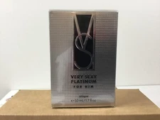 VICTORIA'S SECRET VERY SEXY PLATINUM FOR HIM COLOGNE SPRAY 1.7 OZ 50ML SEALED