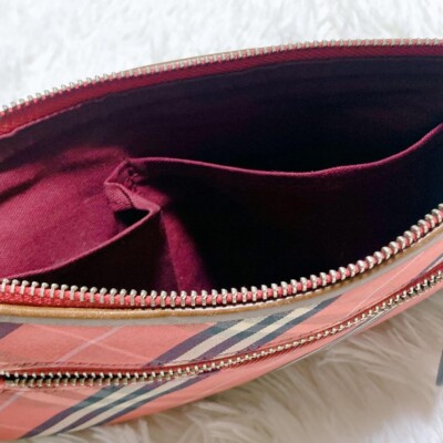 Burberry Blue Label 2way Shoulder Bag Nova Check color Pink