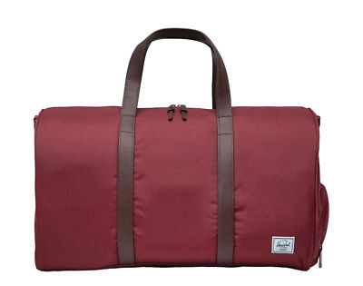 S. Herschel Supply Co. Novel Duffle Bag Vegan Recycled Port Wine