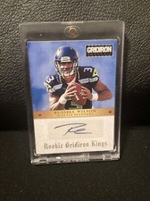 2012 PANINI GRIDIRON FOOTBALL RUSSELL WILSON ROOKIE GRIDIRON KINGS AUTO SP#/99