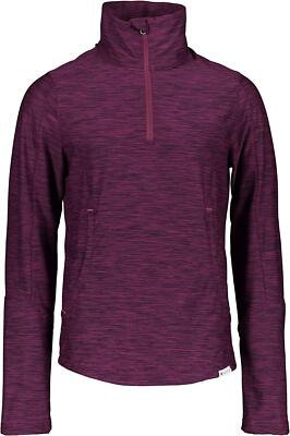 Obermeyer 283555 Girls Clara 1/4 Zip Top, Feeling Grape, Large