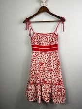 Vintage Y2k Milkmaid Dress 90s Size S Floral Forever 21