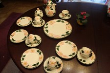 Villeroy & Boch Wildrose Mokkaservice Espressoservice 4 Gedecke Kuchenplatte V+B