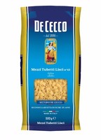 Pasta De Cecco 100% Italienisch Mezzi Tubetti Lisci N. 63 Nudeln 500G