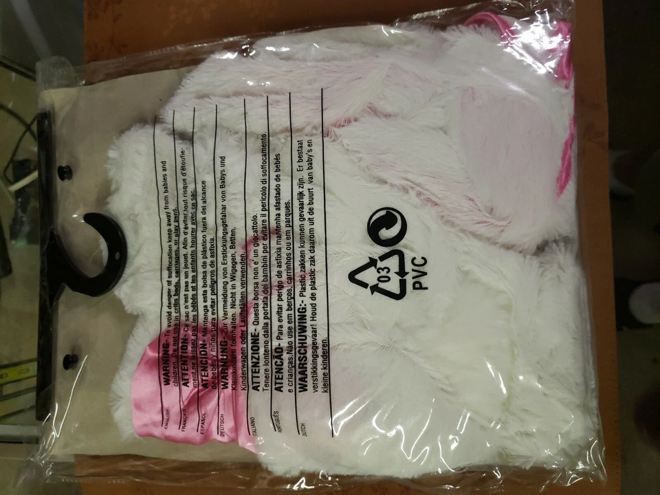 Disfraz de conejito de peluche Charades para niños, Pascua Holween blanco X-pequeño 4-6 Foto 4 de 4