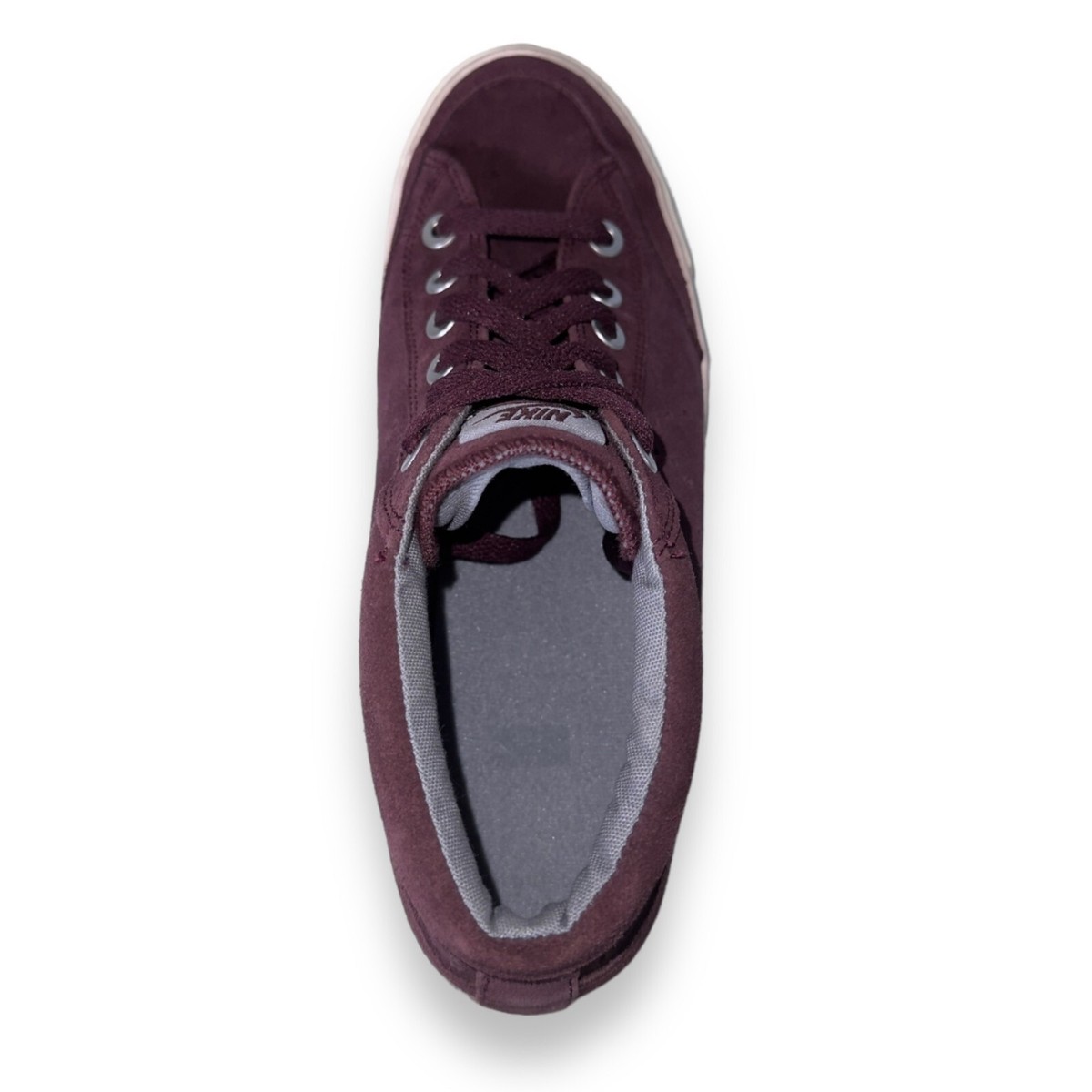 Nike Go Chukka Suede Mid Casual Shoes Burgundy 487335-600  display picture 3