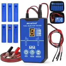 MRCARTOOL® Fuel Injector Tester Cleaning Tools 8 Pulse Modes 12V/5V Output Power