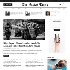 Newspaper Website Design with Free VPS Web Hosting and Installation