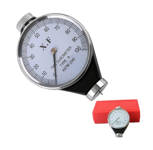 Shore A Durometer,Portable Shore Types A Digital Hardness 10-90 HA for Synthe...