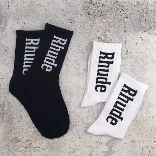 2 Pairs Mens Womens RH Crew Socks Soft RHU Comfort DE Breathable Athletic Socks