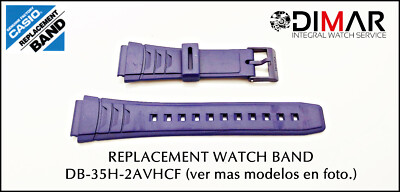 Replacement Watch Band Casio Original DB-35H-2AVHCF. (See More Models In Photo)