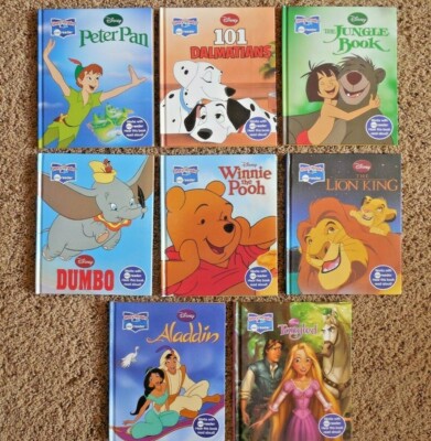 EUC 8-Book Me Reader Disney Movies Story Books NO Electronic Reader (Books Only)