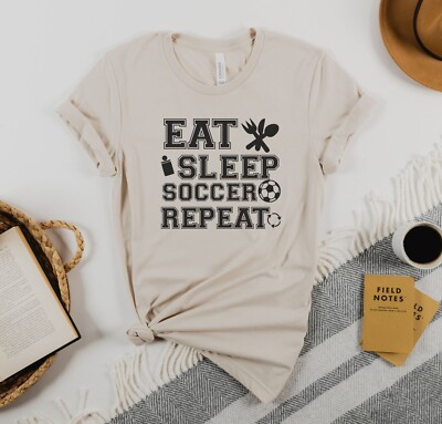 Eat Sleep Soccer Repeat Soccer Shirt