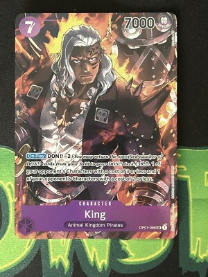 One Piece Card Game King OP01 096 SR Alt Art Romance Dawn ERROR TEXT Pre-Errata | eBay One Piece Card Game King OP01 096 SR Alt Art Romance Dawn ERROR TEXT Pre-Errata | eBay