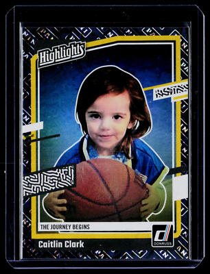 2024 Panini Caitlin Clark Collection Black Foil Highlights #H1 | eBay