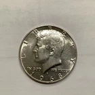 1968 D Kennedy Half Dollar - 40% SILVER - Exact Coin Shown