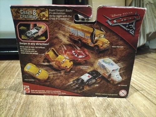 Disney Pixar Cars Crazy 8 Crashers plástico sellado APB - Imagen 2 de 4