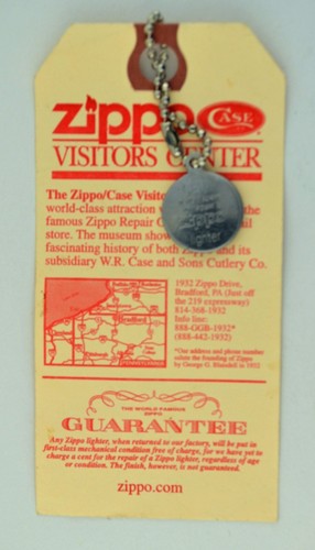 ZIPPO VINTAGE / CUSTODIA CENTRO VISITATORI SOUVENIR 1989 PORTACHIAVI PENNY - Foto 2 di 2