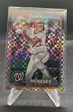 2024 Topps Chrome Joey Meneses #242 X-Fractor Nationals