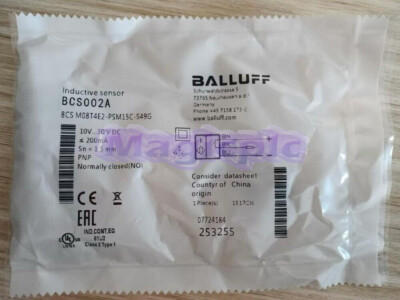 BALLUFF Proximity Switch Sensor BCS002A BCS M08T4E2-PSM15C-S49G NEW (1PCS)