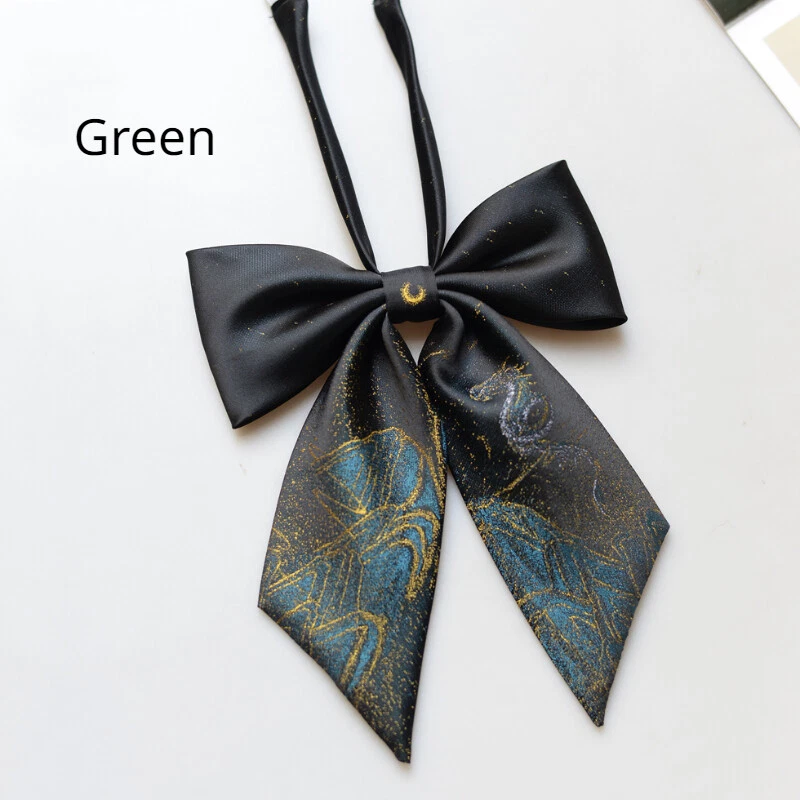 Accesorio de corbata de cuello con moño preatado bordado Lolita gótico punk retro Foto 2 de 4