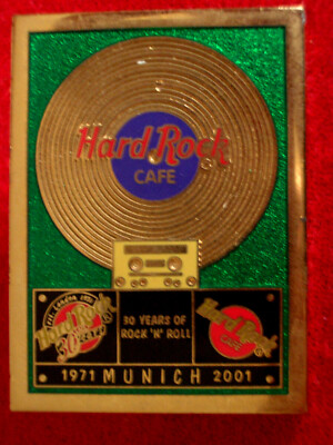 HRC Hard Rock Cafe Munich München Gold Record Series 2001 LE