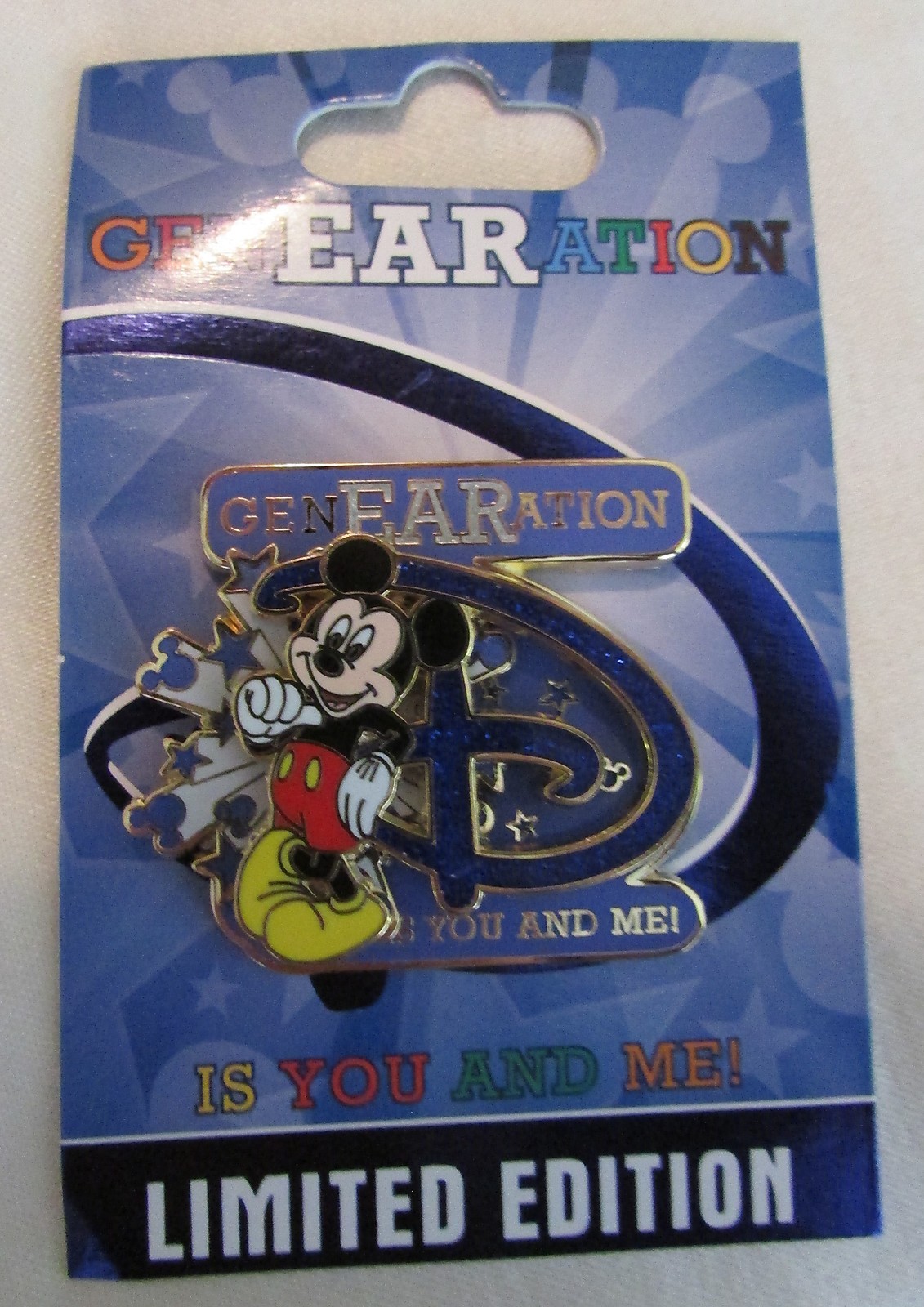 Disney 108756 WDW GenEARation D Event Logo Mickey Mouse Pin