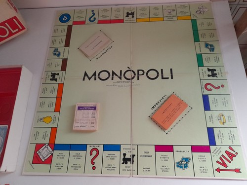Monopoli Scatola Quadrata EG Anni 70 - Gioco In Scatola Vintage Completo Italy - Foto 4 di 20
