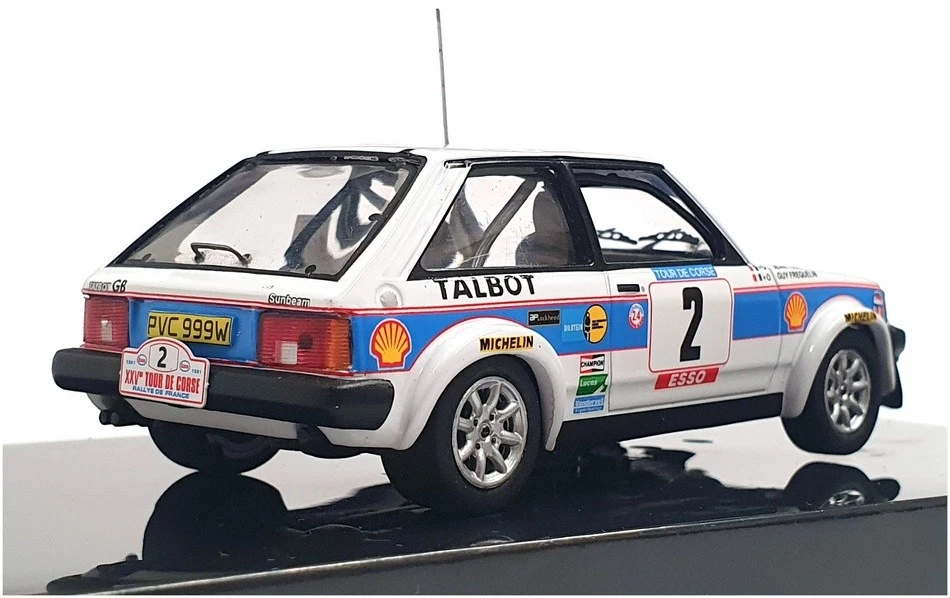 Ixo 1/43 Scale RAC370A - Talbot Sunbeam Lotus Tour de Corse 1981 - White - Image 2 of 4