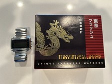 TOKYOFLASH EQUALIZER HIGH FREQUENCY BLUE LED STEEL WATCH TOKYO FLASH