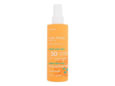 Pupa Sonnenmilch Für Körper Und Gesicht SPF50 200 Ml Wasserfest