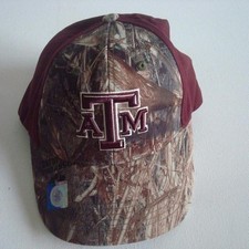 TEXAS A M AGGIES CAMO HAT CAP VINTAGE 00S Y2K M3