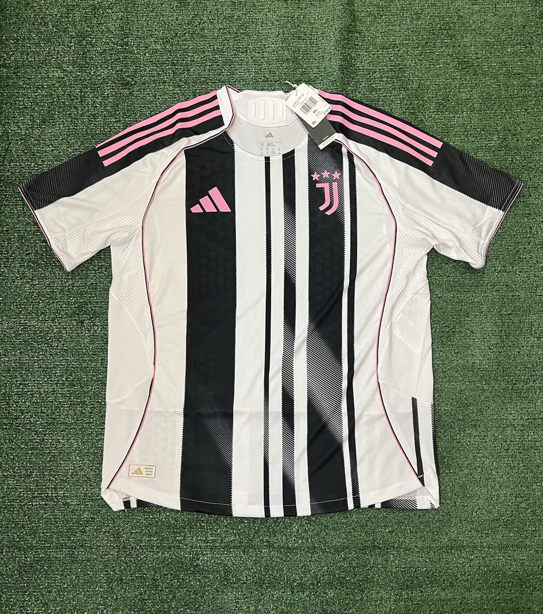 Adidas 25/26 Juventus Home Authentic Soccer Player Jersey Men's