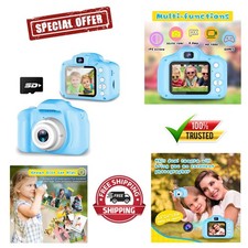Shockproof Kids Selfie Camera with Dual Lenses - Perfect for Ages 3-9