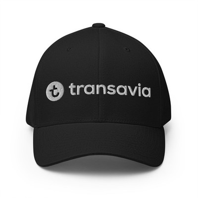 Transavia Embroidered Logo Inspired Closed-Back Structured Cap