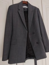 Zara Grey Long Blazer Size XS New Without Tags Never Worn