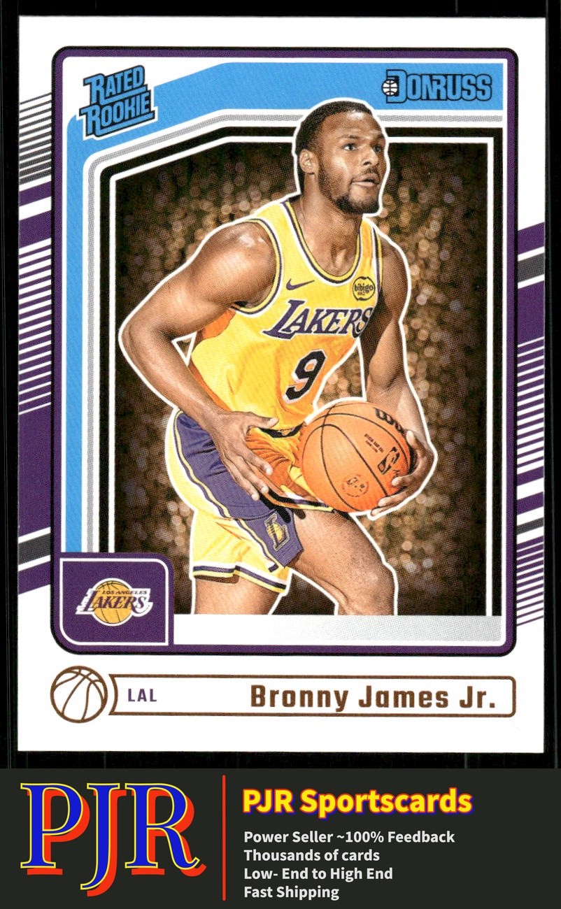 Bronny James Jr. 2024-25 Donruss #243 Los Angeles Lakers Rookie