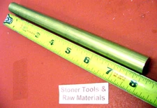 1/2" C360 BRASS SOLID ROUND ROD 8" long H02 .50" OD New Lathe Bar Stock 1/2 Hard