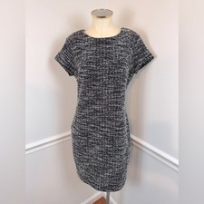BANANA REPUBLIC Black & White Career Sheath Dress | Size 8