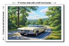 1968 Chevrolet Impala - 11x17 Poster Art Print 1968 Chevrolet Impala - 11x17 Poster Art Print