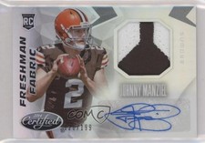 2014 Certified Freshman Fabric Mirror Signatures /199 Johnny Manziel Auto 07lk