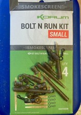 KORUM CARP CAMO BOLT & RUN KIT SMALL SMOKESCREEN - 4 PER PACK - FISHING TACKLE