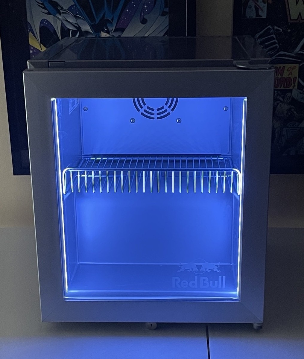 Red Bull Mini Fridge Eco Baby Cooler LED 0.62 cu Ft. NEW | eBay