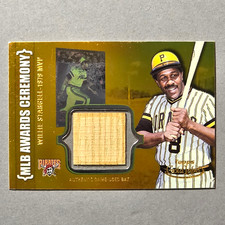 2002 Topps Gold Label Willie Stargell Game Used Bat Class 1 Gold Pirates HOF