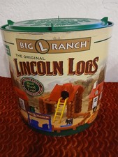 VINTAGE LINCOLN LOGS SET S LOT - MULTI SETs MIXED LOT - 9 POUNDS of TOYS