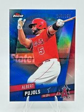 2019 Topps Finest Blue Refractor Albert Pujols /150